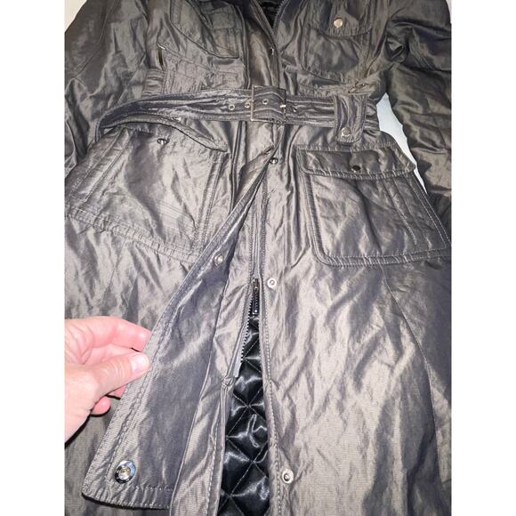 Laundry by Shelli Segal Fox Fur Trimmed Coat - Size‎ S - Just Fabulous! - Picture 5 of 16